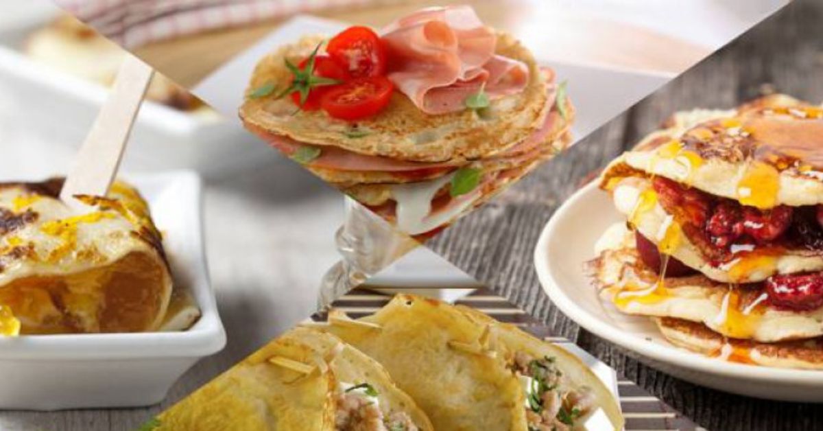 crepes dulces y salados